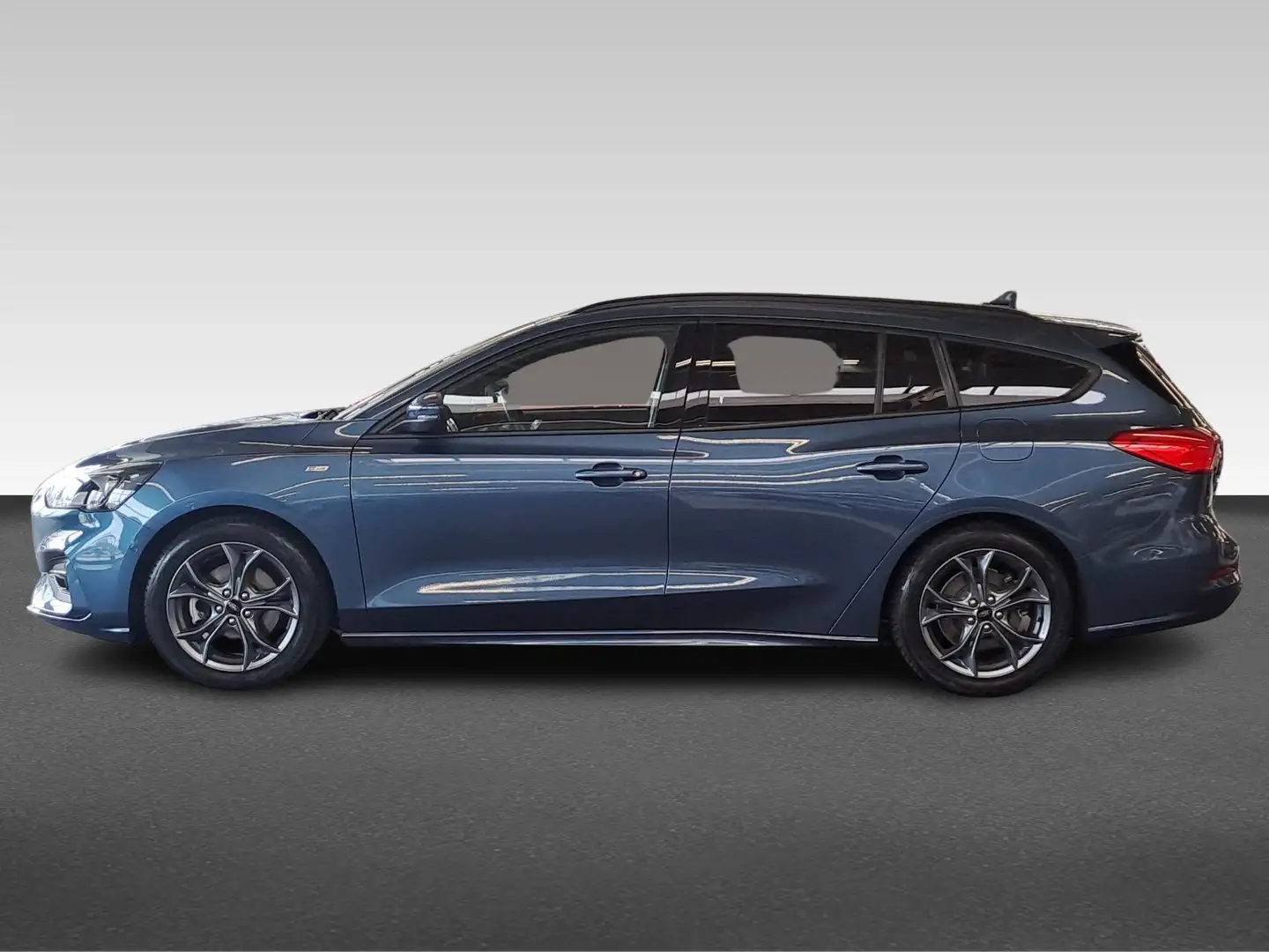 Ford Focus Wagon 1.0 EcoBoost 125PK ST-LINE BUSINESS NAVI PDC Blauw - 2