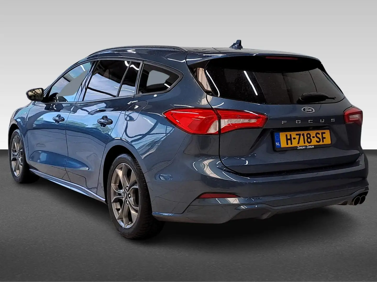 Ford Focus Wagon 1.0 EcoBoost 125PK ST-LINE BUSINESS NAVI PDC Bleu - 2