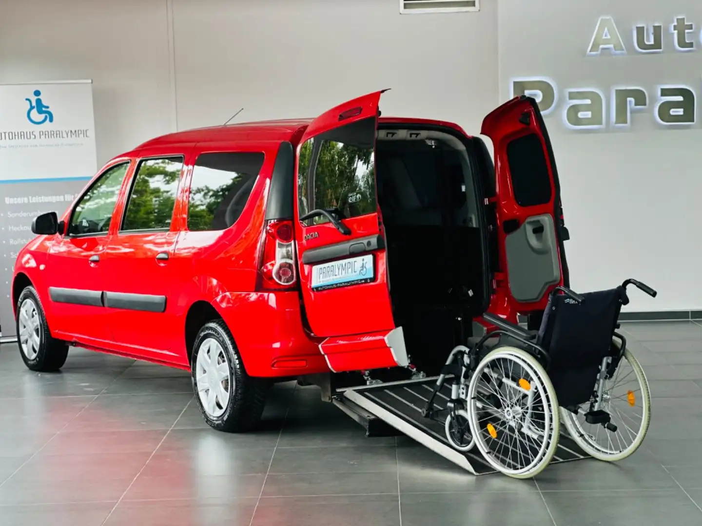 Dacia Logan Kombi Ambiance Behindertengerecht-Rampe Roşu - 1