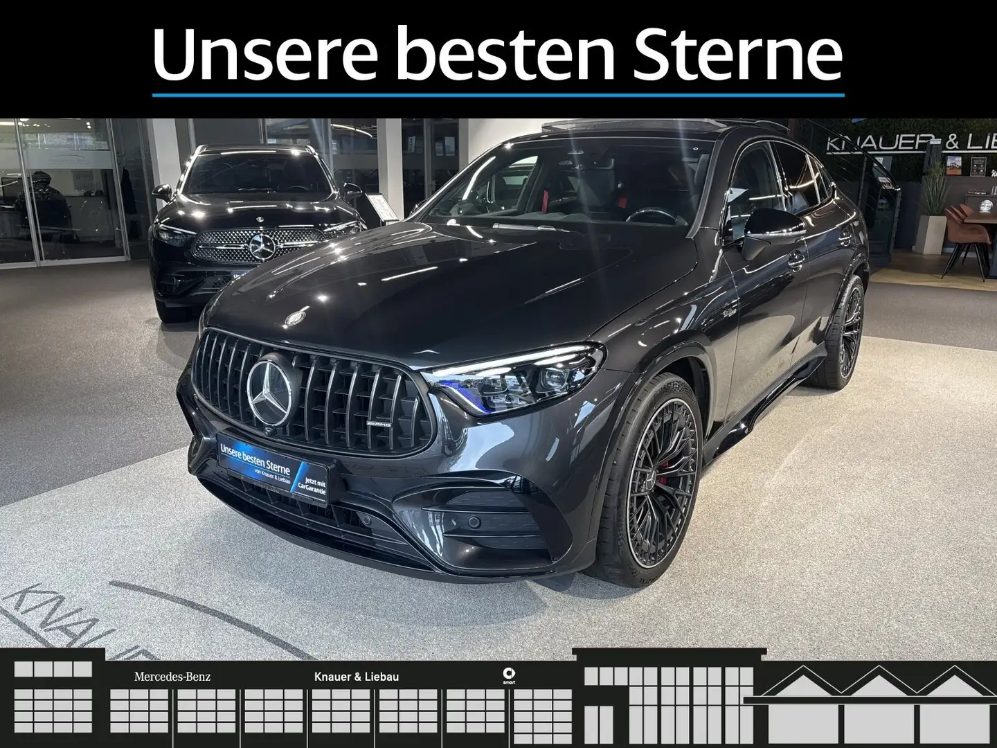 Mercedes-Benz GLC 43 AMG AMG GLC 43 4M Coupé Night*AHK*HUD*Stdhzg*Dist Grau - 2