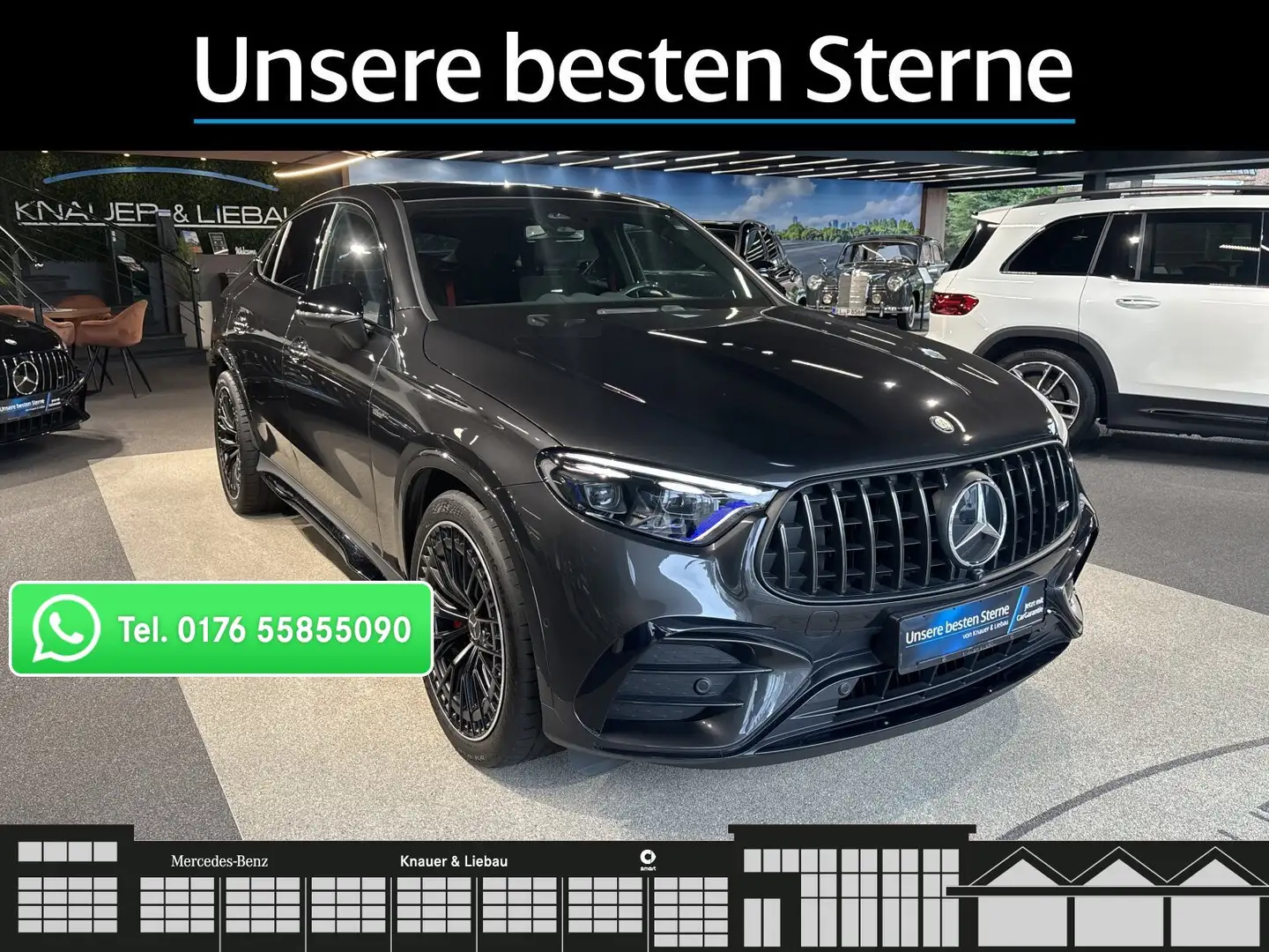 Mercedes-Benz GLC 43 AMG AMG GLC 43 4M Coupé Night*AHK*HUD*Stdhzg*Dist Grau - 1