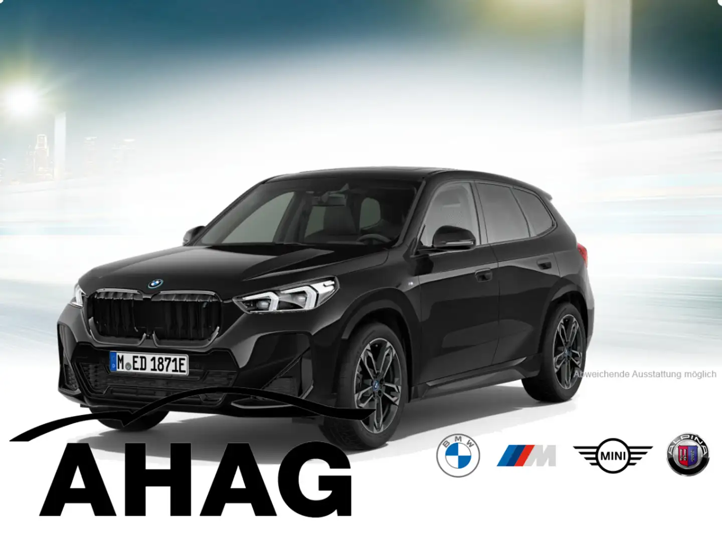 BMW iX1 xDrive30 M Sportpaket Panorama Head-Up AHK Schwarz - 2