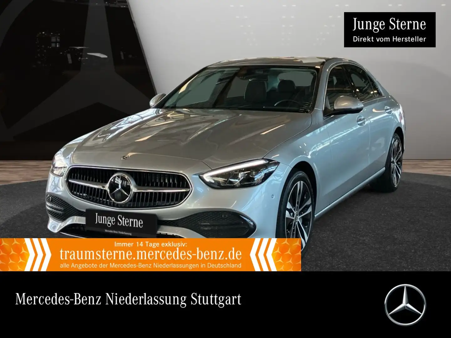 Mercedes-Benz C 300 e AVANTG+LED+KAMERA+KEYLESS+9G Silber - 1