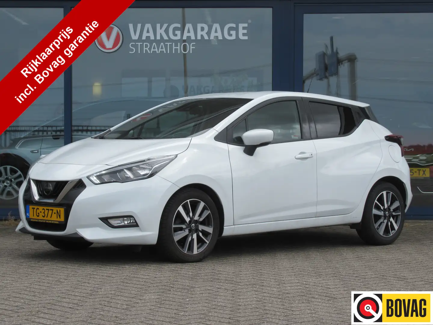 Nissan Micra 0.9 IG-T N-Connecta, Navigatie / Climate control / White - 1