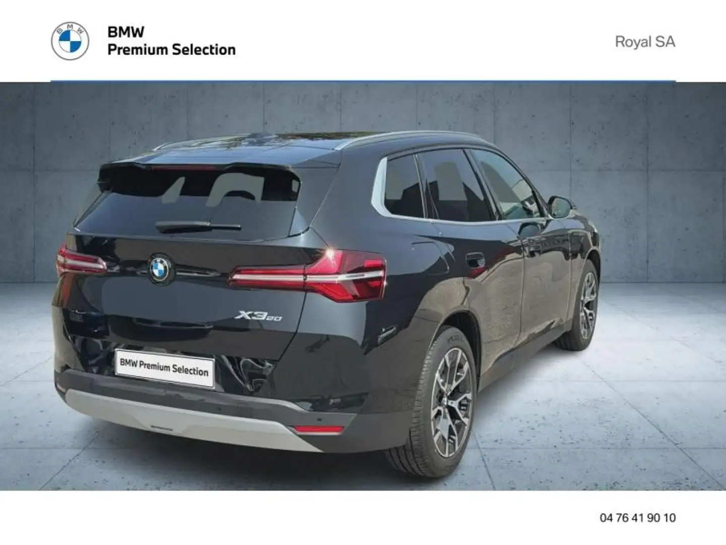 BMW X3 xDrive20 208ch Malus payé Noir - 2