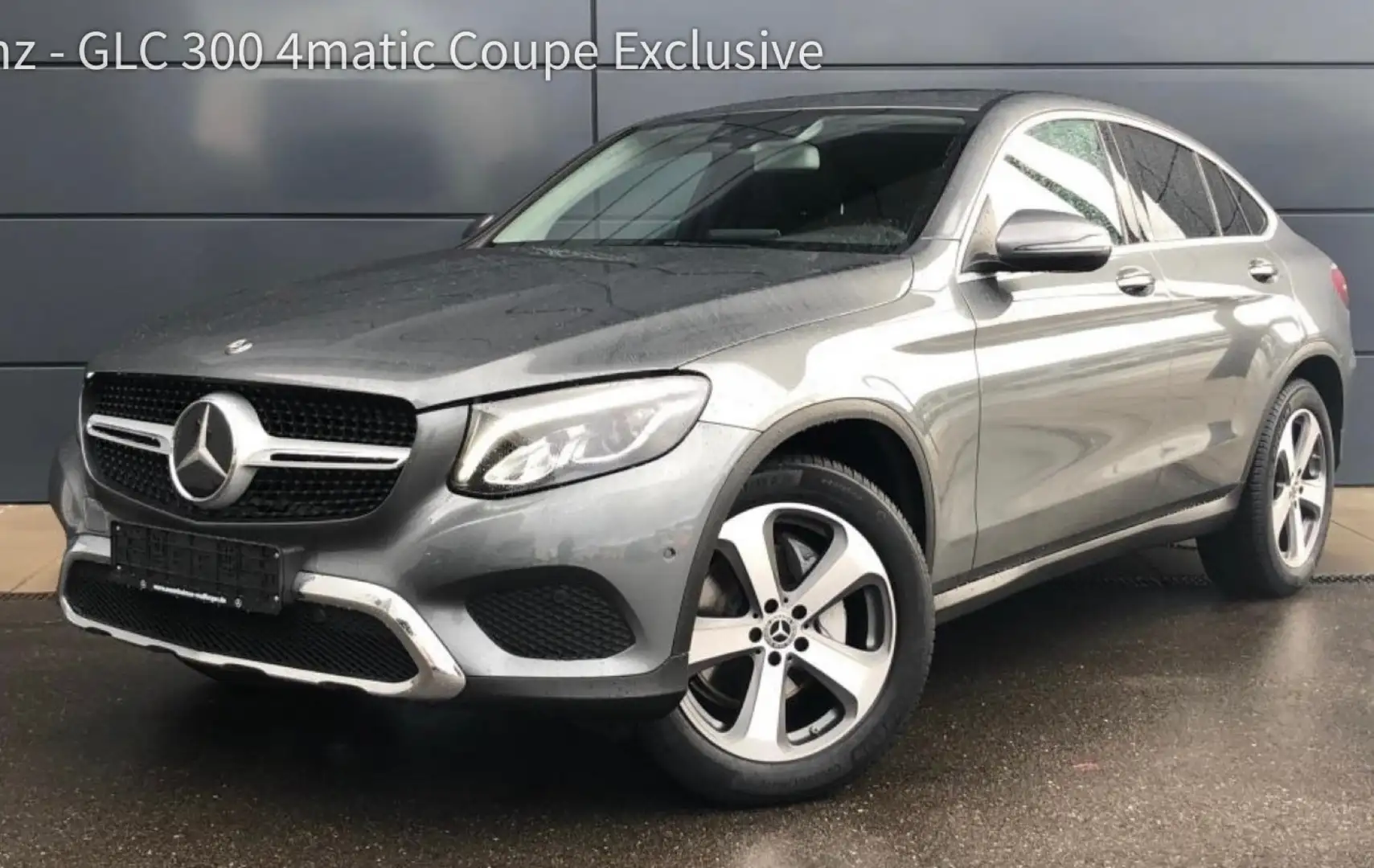Mercedes-Benz GLC 300 Coupe 4Matic 9G-TRONIC Exclusive Gris - 1