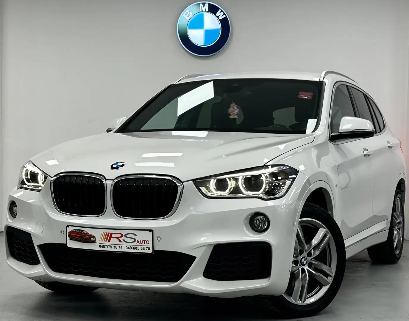 BMW X1 2.0 dA xDrive PACK M -GARANTIE 12 MOIS-GPS-CAMERA Blanc - 1