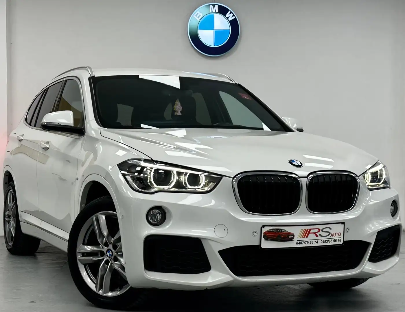 BMW X1 2.0 dA xDrive PACK M -GARANTIE 12 MOIS-GPS-CAMERA Blanc - 2