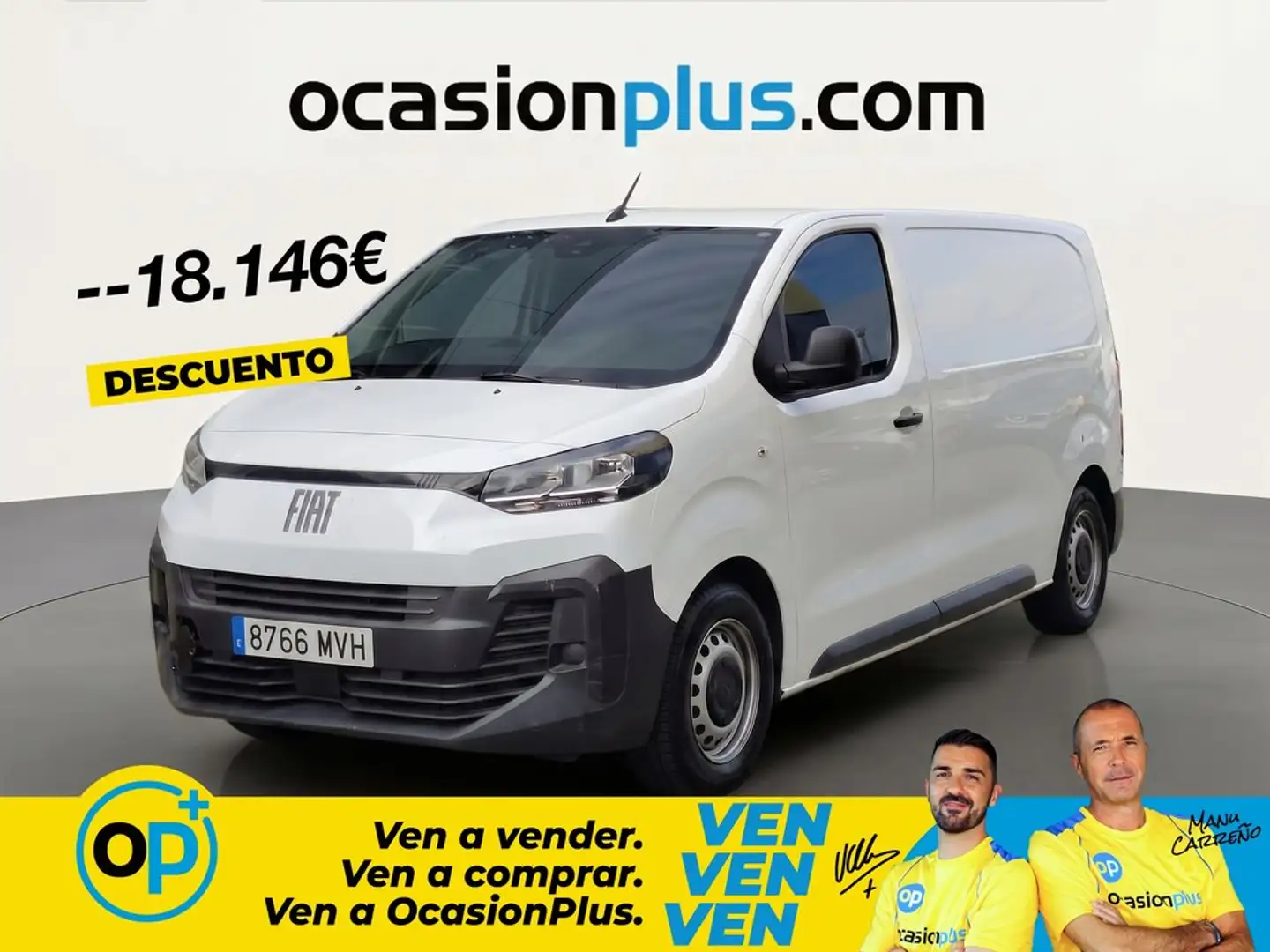 Fiat Scudo Furgón 1.5BlueHDI S&S L2 H1 88KW Blanco - 1