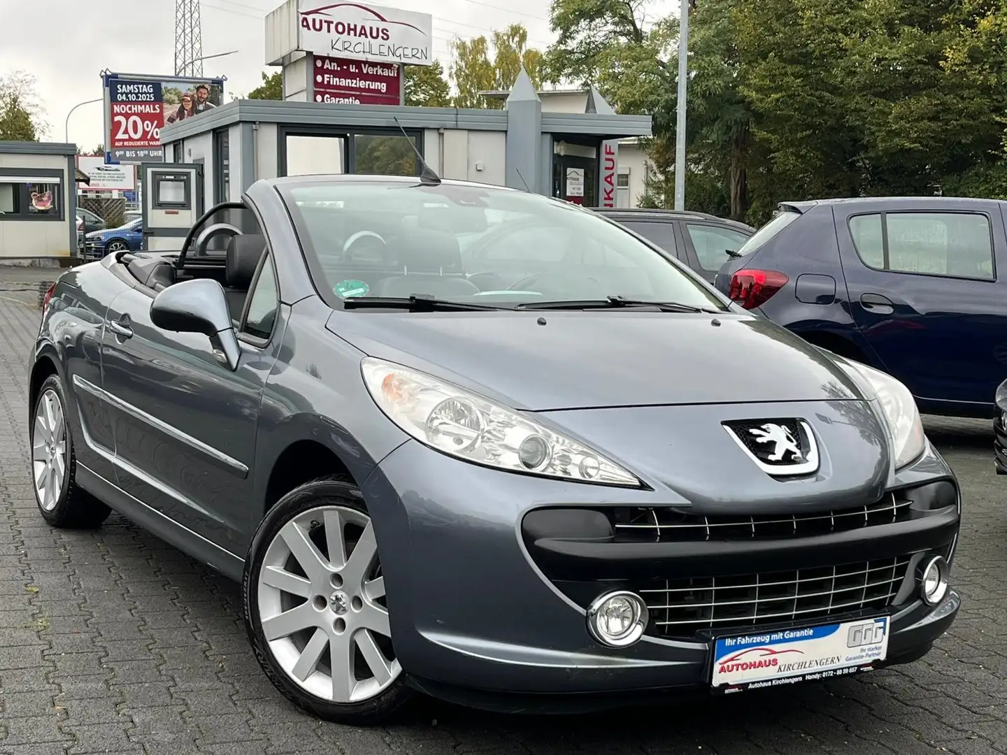 Peugeot 207 Sport CC Klimaaut. Allw.R. Alu. BordC. HU/AU:NEU Grau - 1