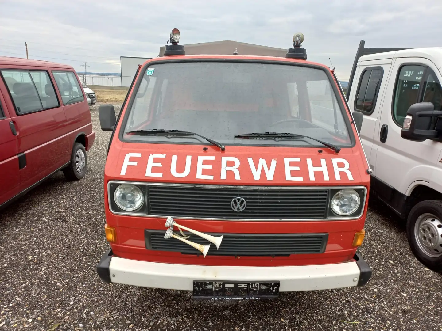 Volkswagen T3 FEUERWEHR DOKA PRITSCHE !! TOP !! 2.BESITZ !! Red - 2
