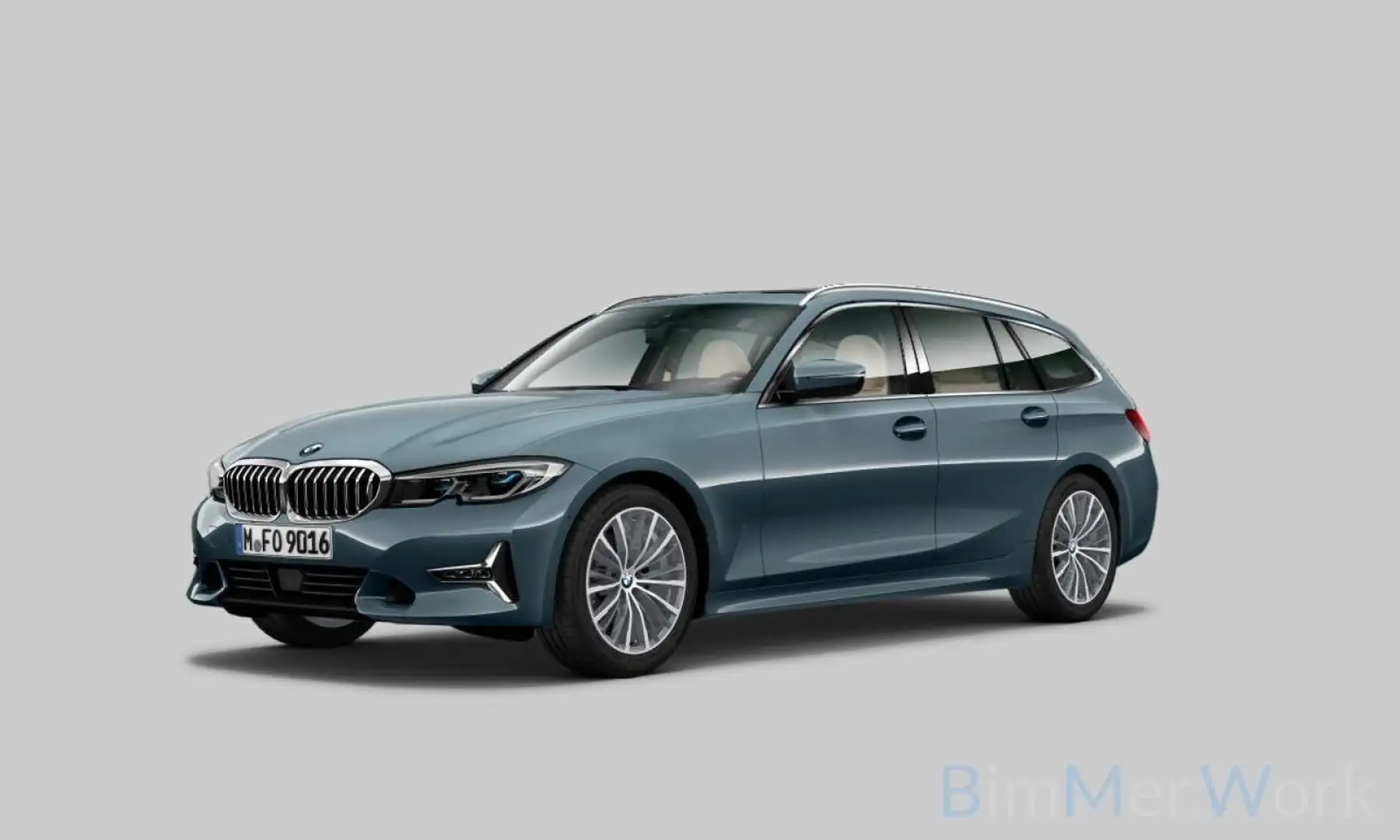 BMW 320 Luxury Line Panorama Kamera Laser HUD HiFi Modrá - 1