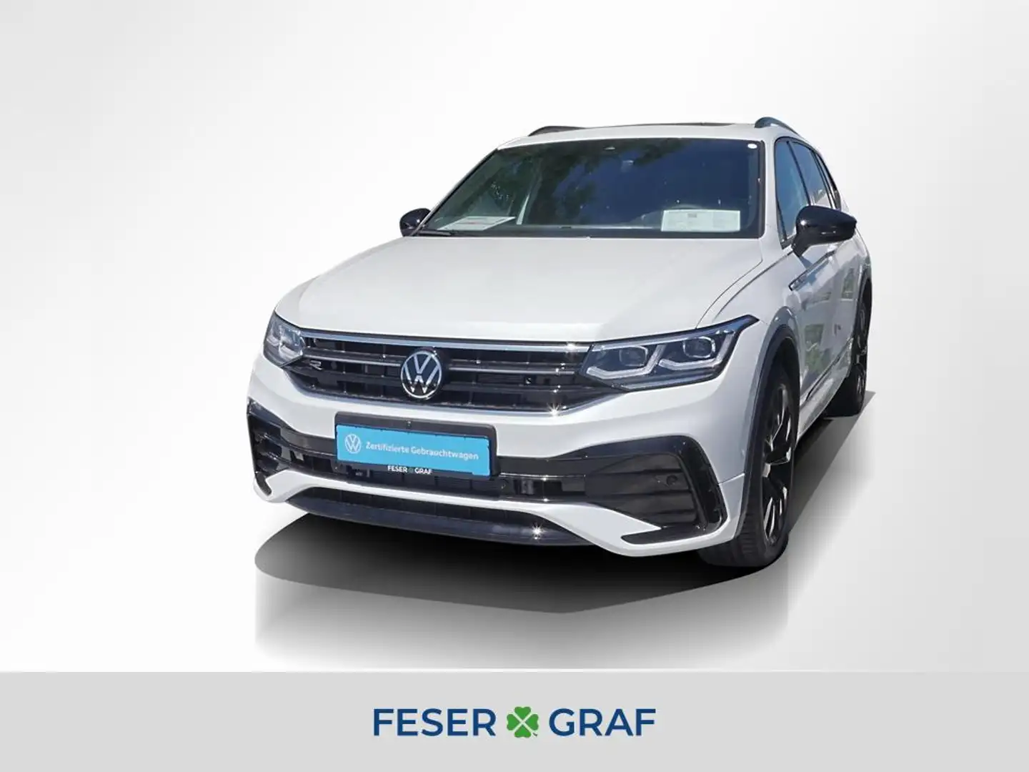 Volkswagen Tiguan Allspace 2.0 TDI 4M R-Line Black DSG 7Si Weiß - 1