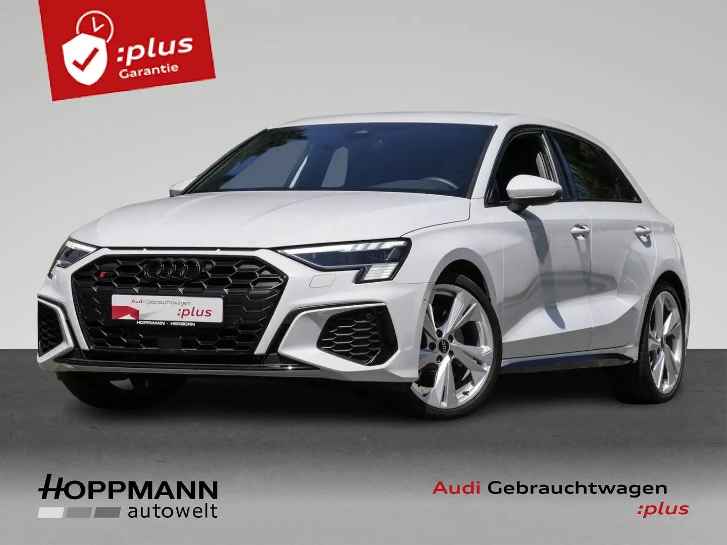 Audi S3 2.0 TFSI Black B&O Matrix-LED Kamer Weiß - 1