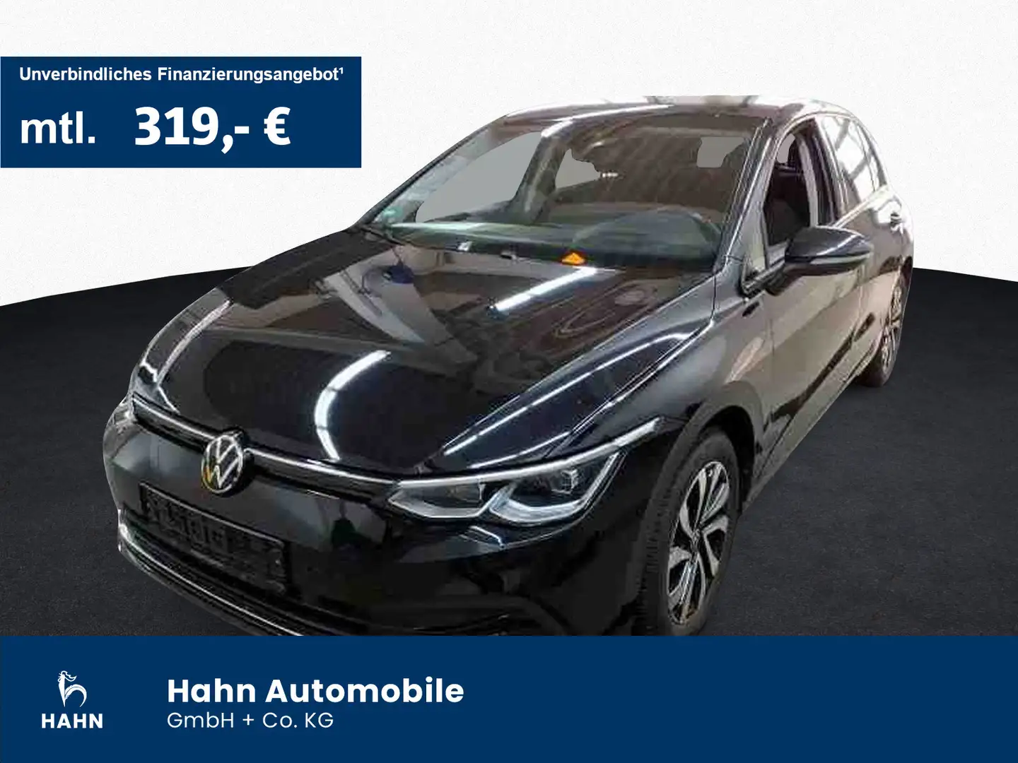 Volkswagen Golf VIII 1,5TSI ACTIVE STANDHZ NAV LED ACC KAM Schwarz - 1