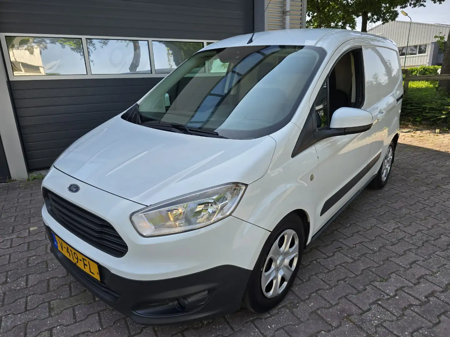 Ford Transit COURIER1.5 TDCI TREND 2X SCHIJFDEUR roetfilter dic Wit - 1