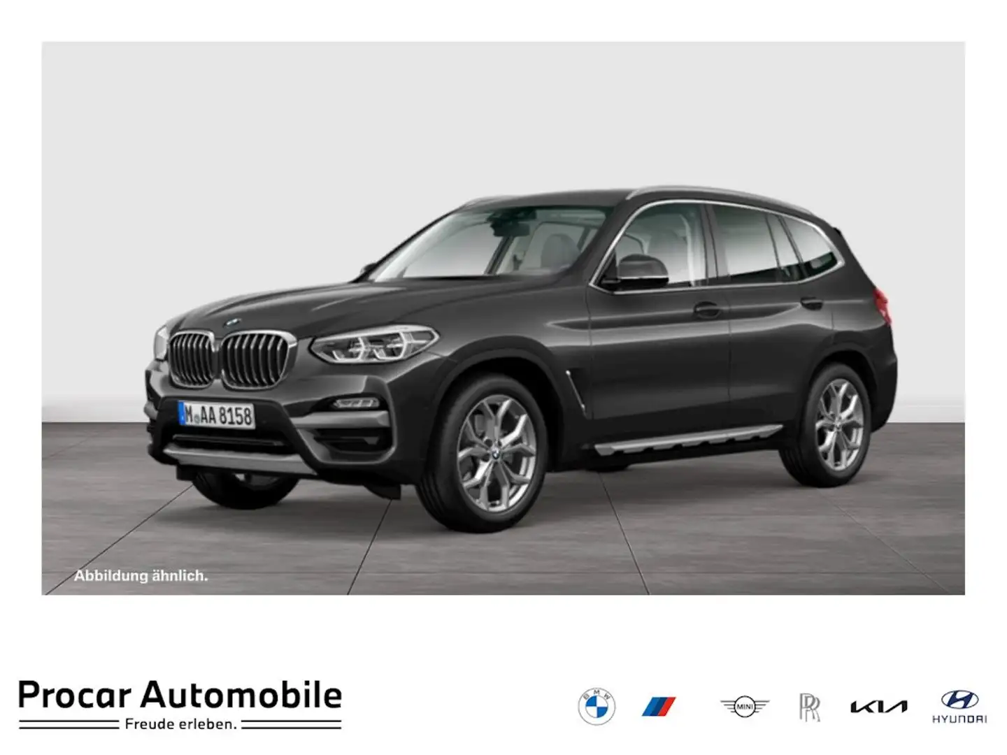 BMW X3 xDrive30i X LINE+AHK+HuD+DA+PA+HiFi+SHZ Grau - 1