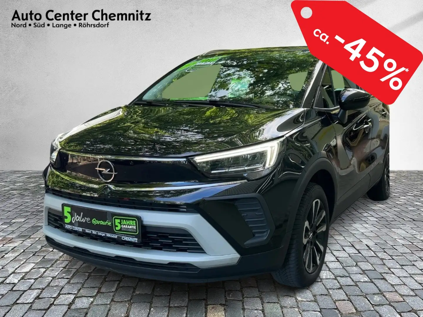 Opel Crossland AT6 Elegance PanoDach/LED/Navi Noir - 2