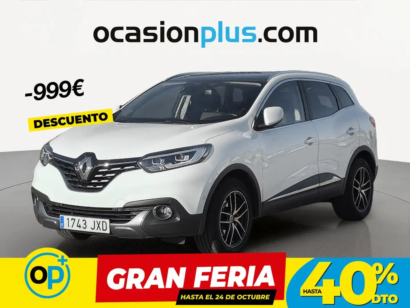 Renault Kadjar 1.5dCi Energy Zen EDC 81kW Blanco - 1