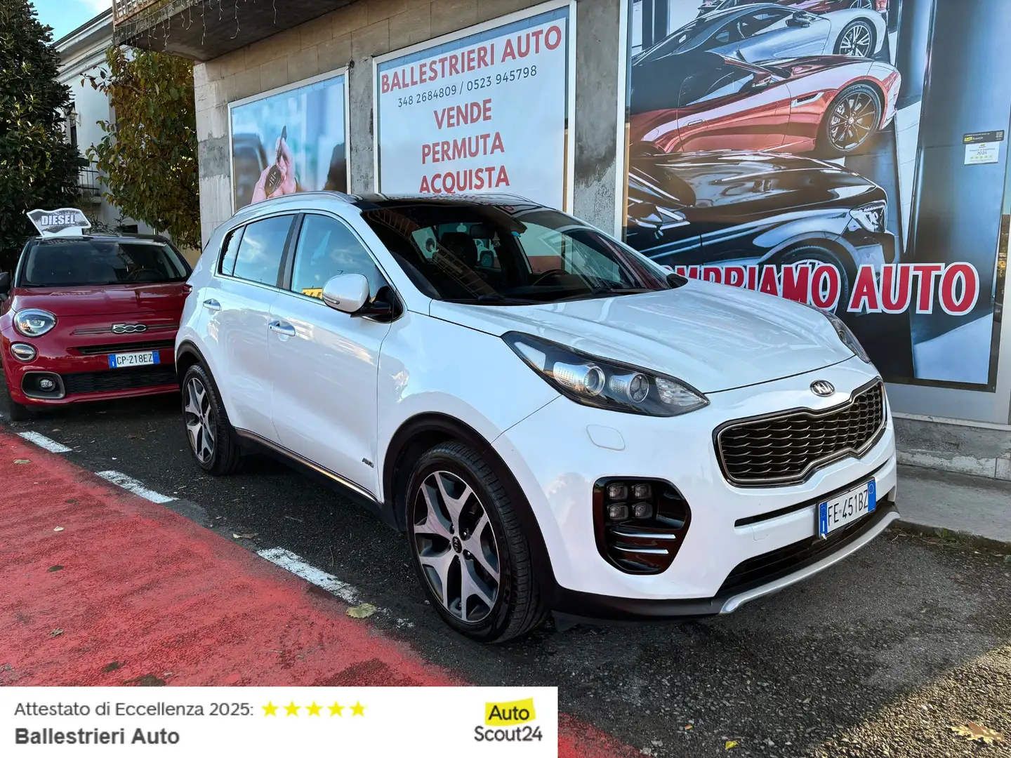 Kia Sportage Sportage IV 2016 2.0 crdi GT Line Techno Pack awd Blanc - 1