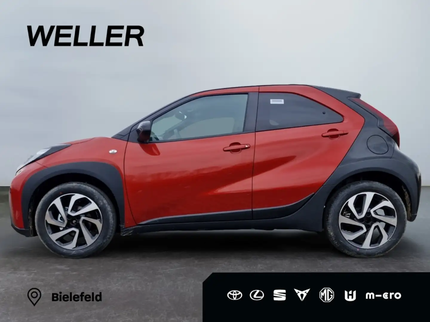 Toyota Aygo X Team D *Kamera*CarPlay*Spurhalteassistent* Rot - 2