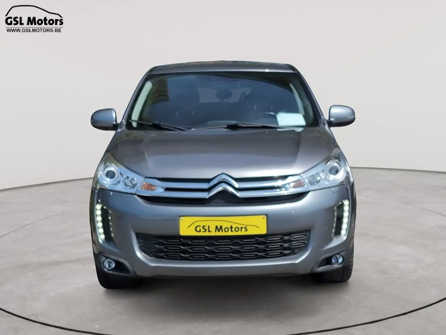 Citroen C4 Aircross 1.6HDi 115cv 4WD gris 07/14 Airco GPS Cruise Radio Grau - 2