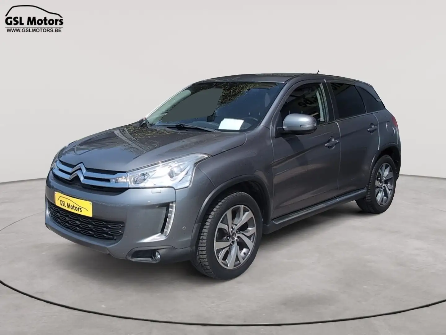 Citroen C4 Aircross 1.6HDi 115cv 4WD gris 07/14 Airco GPS Cruise Radio Grau - 1