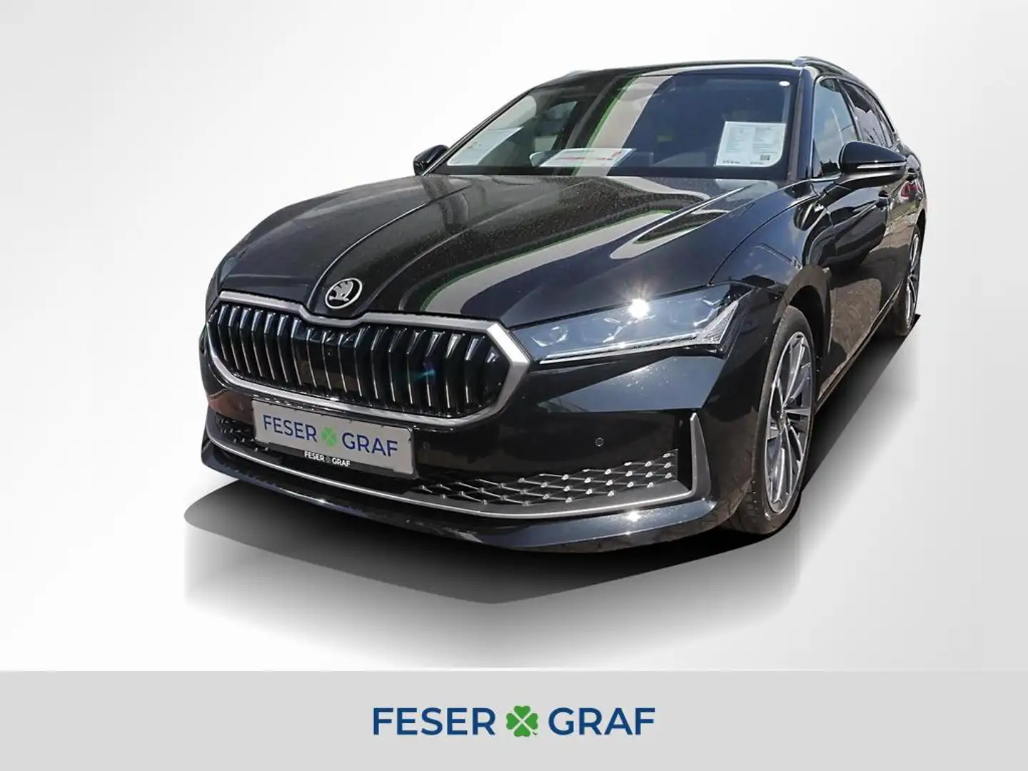 Skoda Superb Combi 2.0 TDI L&K AHK Matrix Navi Pano Schwarz - 1