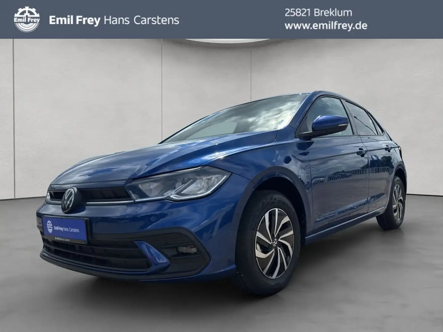 Volkswagen Polo Life 1,0 l TSI OPF DSG IQDrive Paket LED Bleu - 1