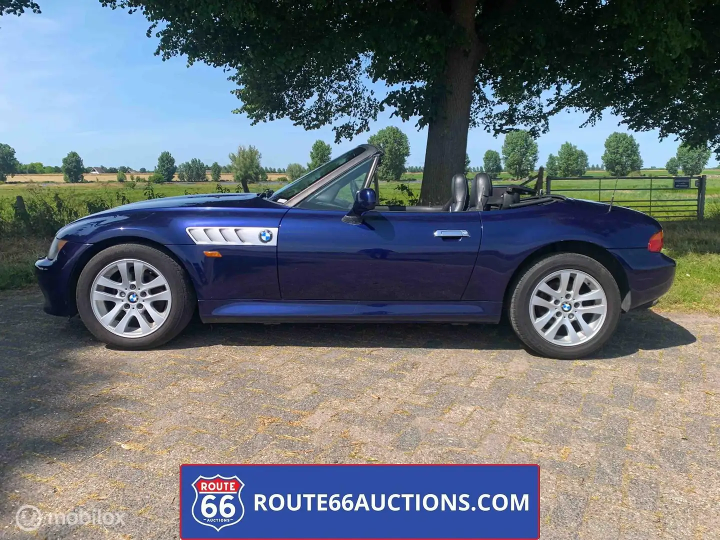 BMW Z3 Cabriolet| Route 66 auctions Blauw - 2