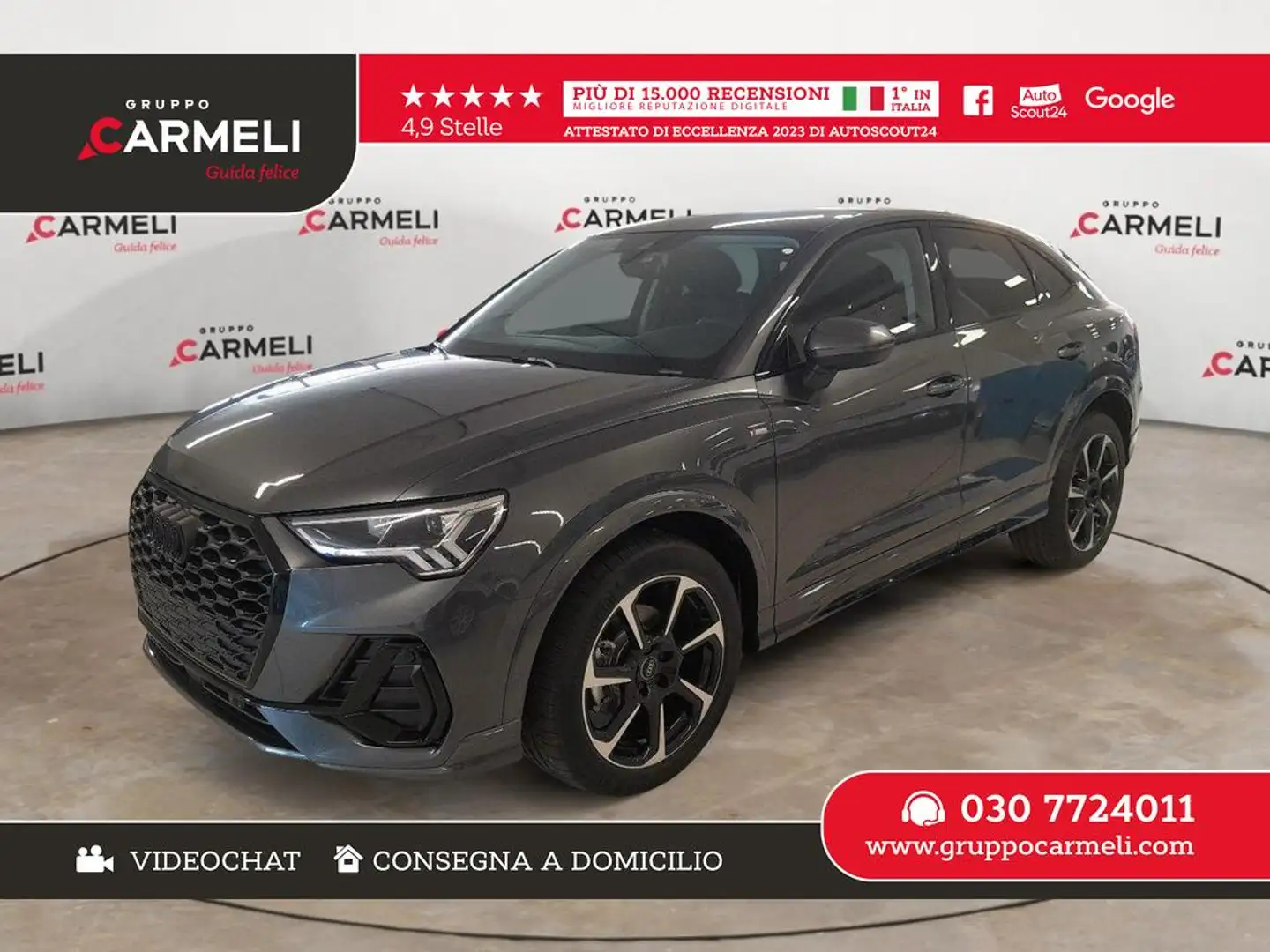 Audi Q3 Sportback 35 1.5 tfsi S line edition s-tronic Grigio - 1
