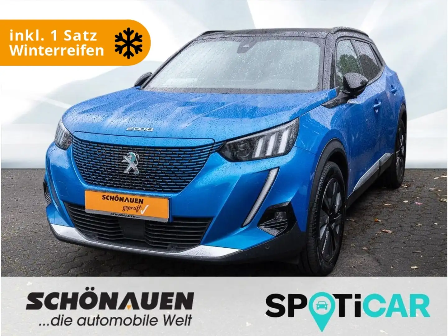 Peugeot 2008 GT Pack +OBC11kW+PANO+SHZ+NAVI+PDC+RFK+BT++ Blau - 1