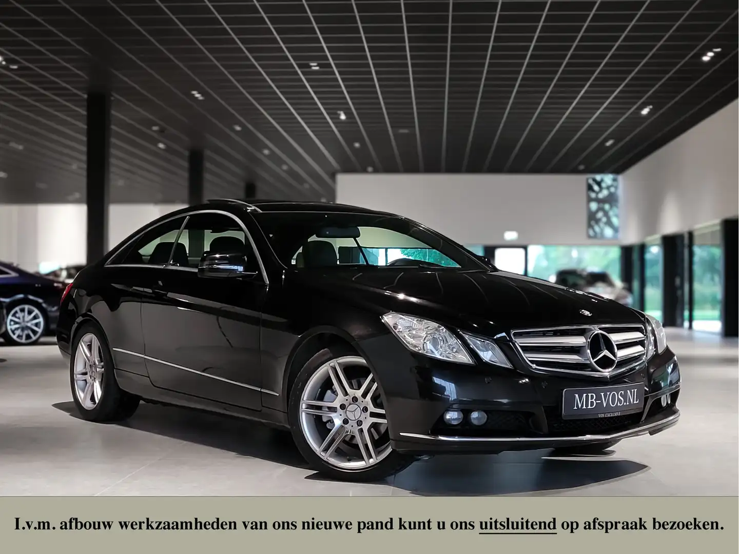 Mercedes-Benz E 220 Coupé Cdi Avantgarde Panorama|Stoelverwarming|New Zwart - 1