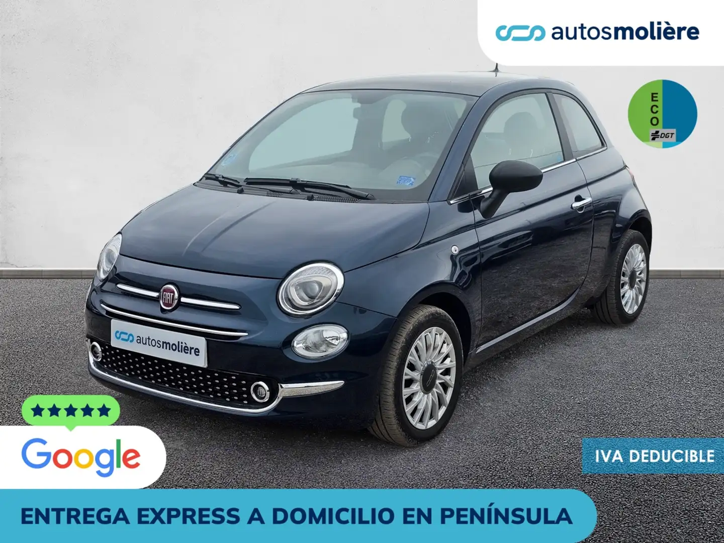 Fiat 500 1.0 Hybrid Dolcevita 52kW Azul - 1