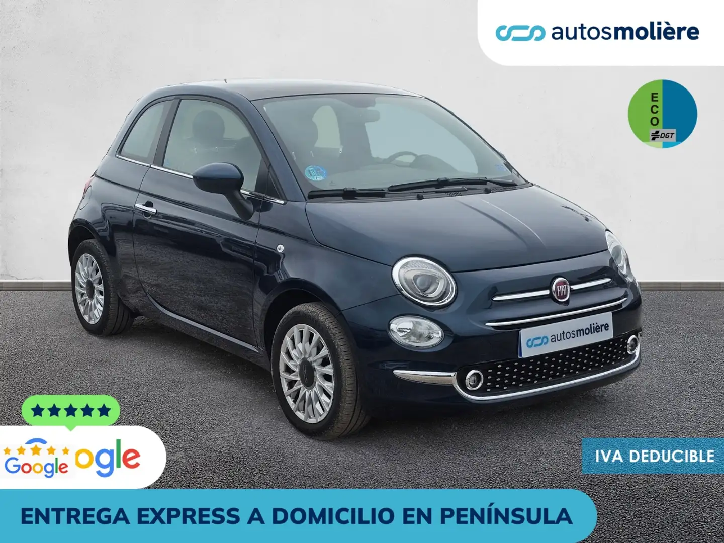 Fiat 500 1.0 Hybrid Dolcevita 52kW Azul - 2