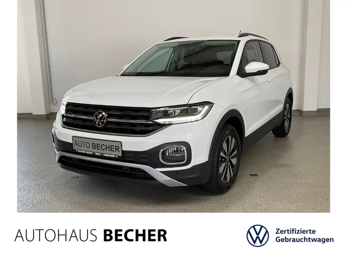 Volkswagen T-Cross 1.0 TSI DSG Move /LED/IQ.Drive/Sitzhz Weiß - 1