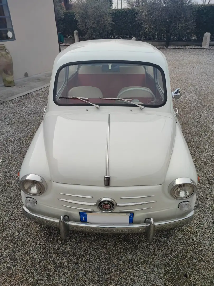 Fiat 600 D White - 2