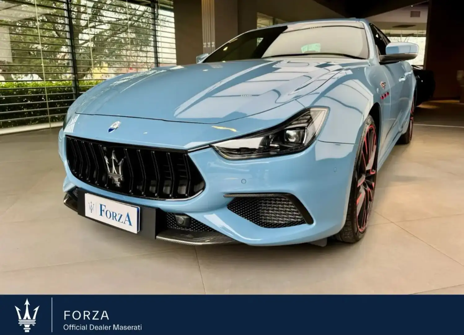 Maserati Ghibli Ghibli 3.8 V8 Trofeo 580cv Bleu - 1