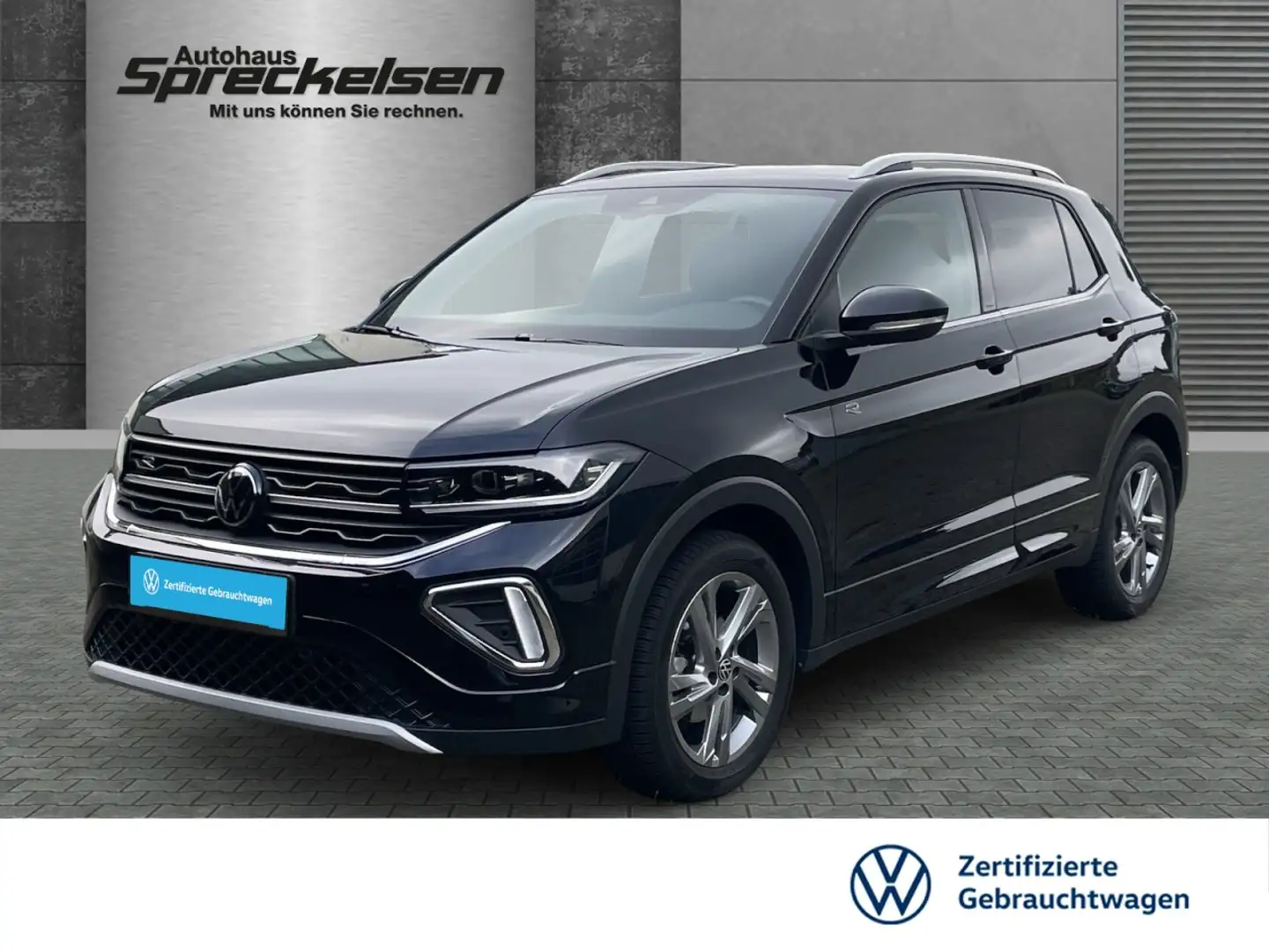 Volkswagen T-Cross 1.0 TSI++R-Line++Aut.++Digitales Cockpit++ Klima Noir - 1