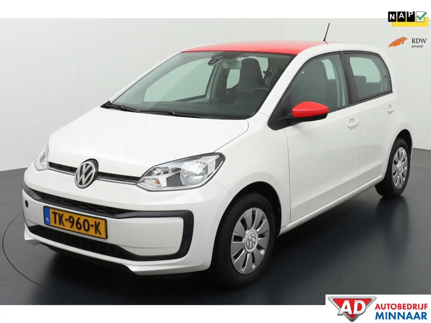 Volkswagen up! 5 drs, airco 1.0 BMT move up! Wit - 1