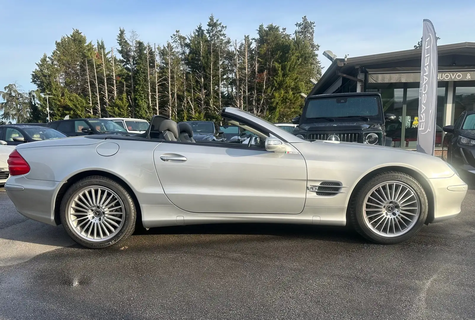 Mercedes-Benz SL 350 SL 350 V6 /UNICA COME NUOVA/KM DOC. REALI!!/FULL Argento - 2