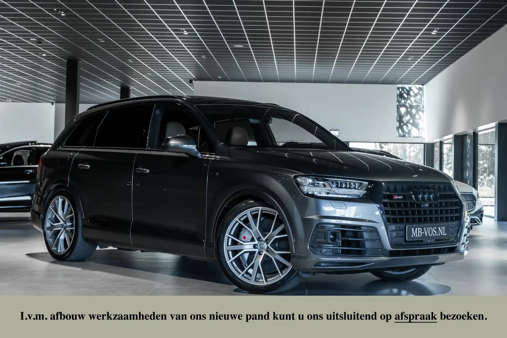 Audi SQ7 4.0 TDI Quattro Pro Line + 7p Ceramic|Exclusive|Ba Gris - 1