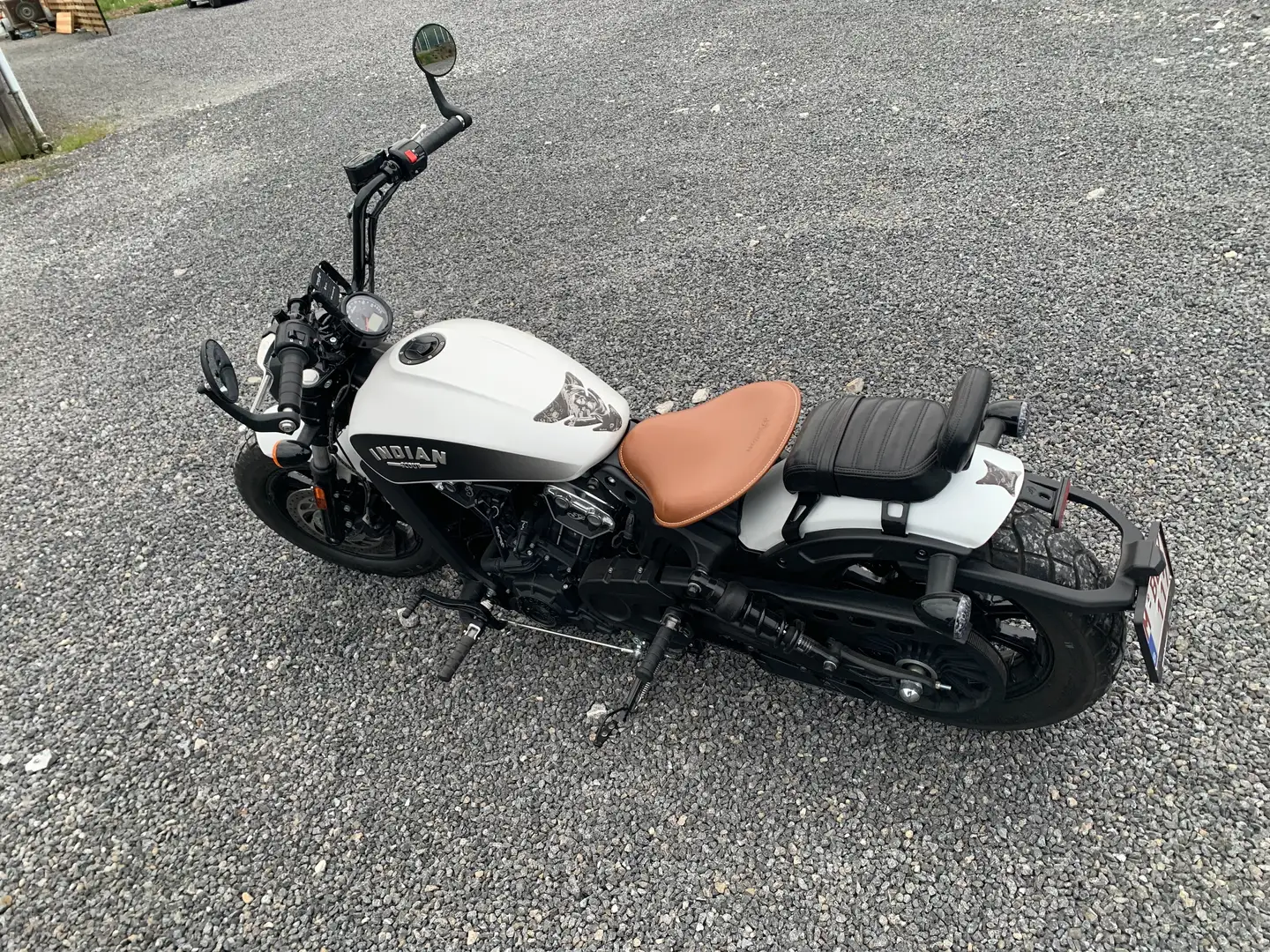Indian Scout Bobber 1200cc Shopper Style Weiß - 2