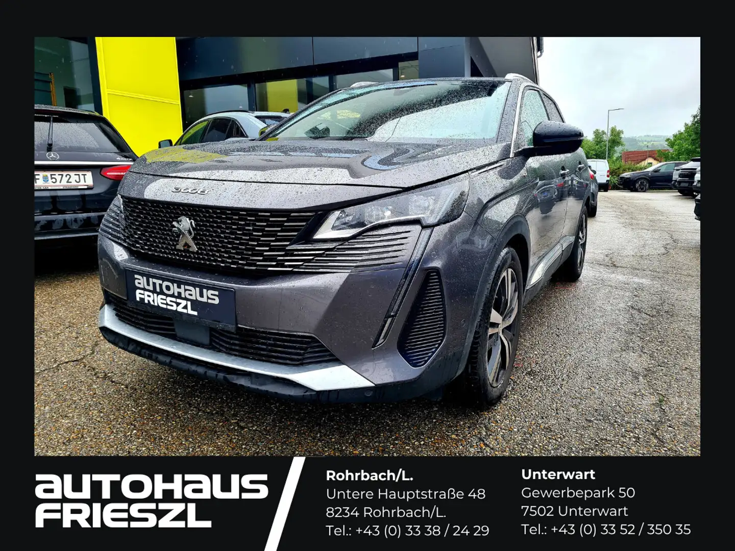 Peugeot 3008 BlueHDi 130 S&S EAT8 GT, AHK, SR/WR Grau - 1