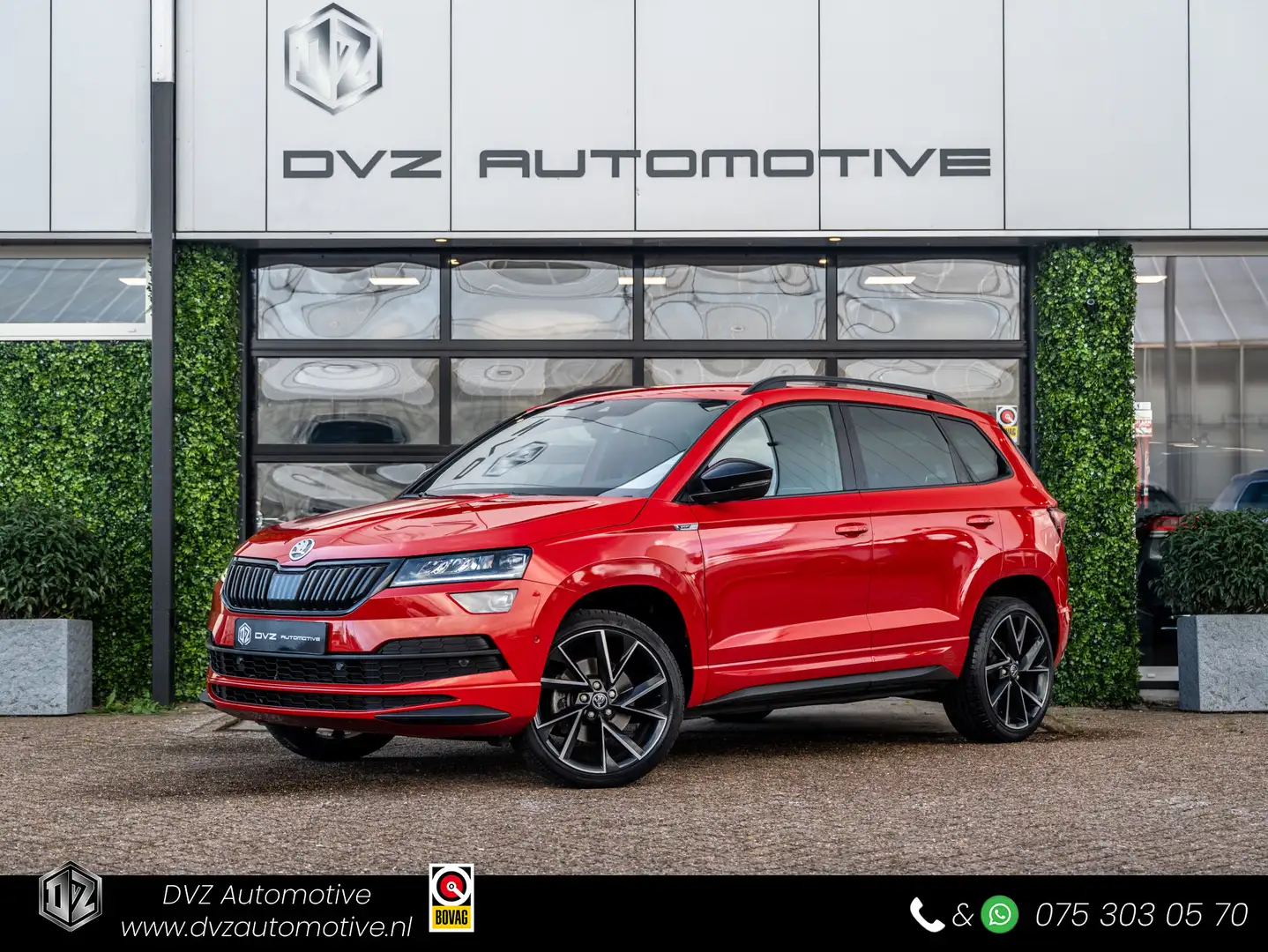 Skoda Karoq 1.5 TSI 150PK Sportline Business | Camera | ACC | Rood - 1