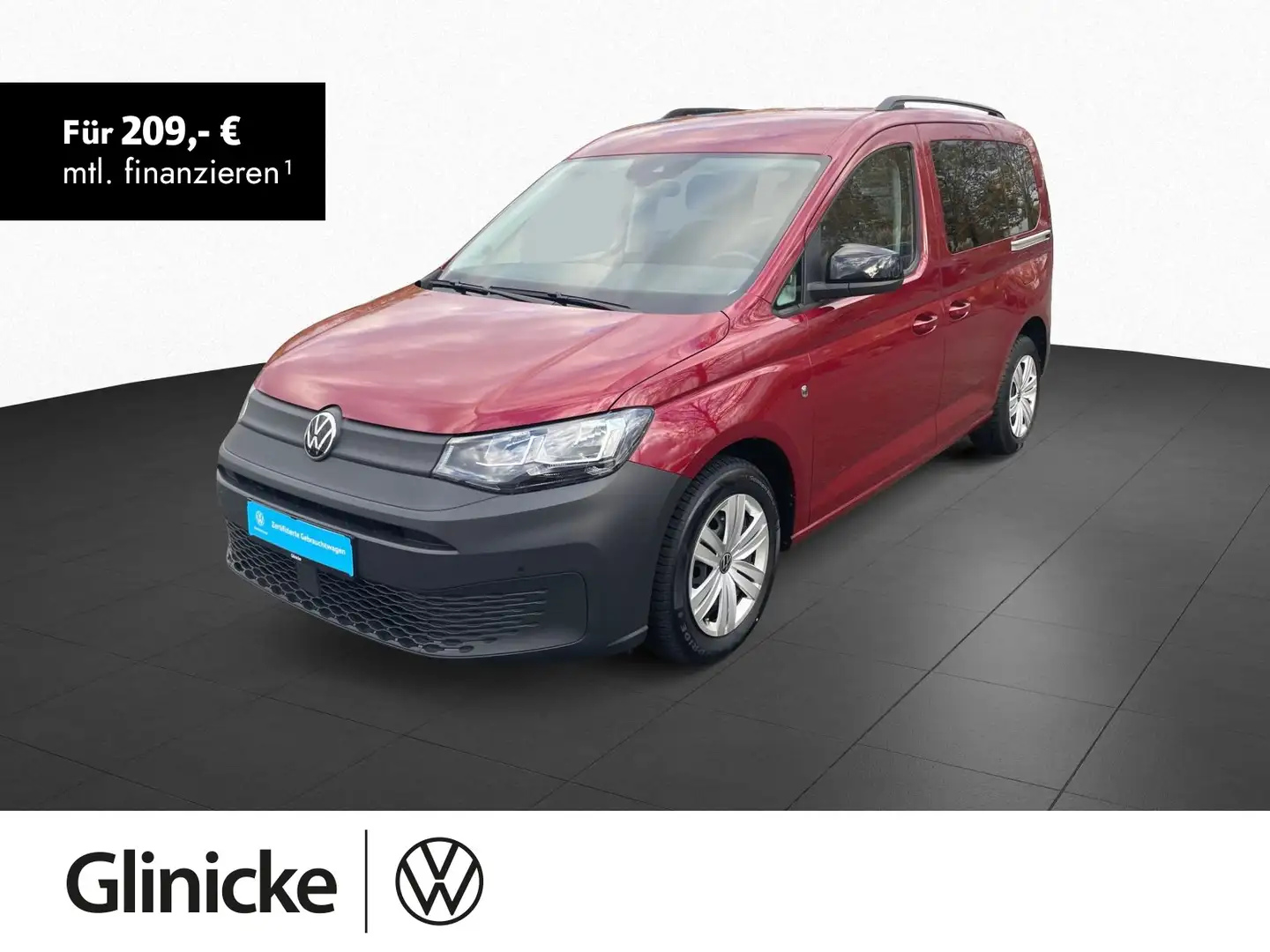 Volkswagen Caddy 2.0 TDI Kamera Climatronic H.flügeltüren Rood - 1