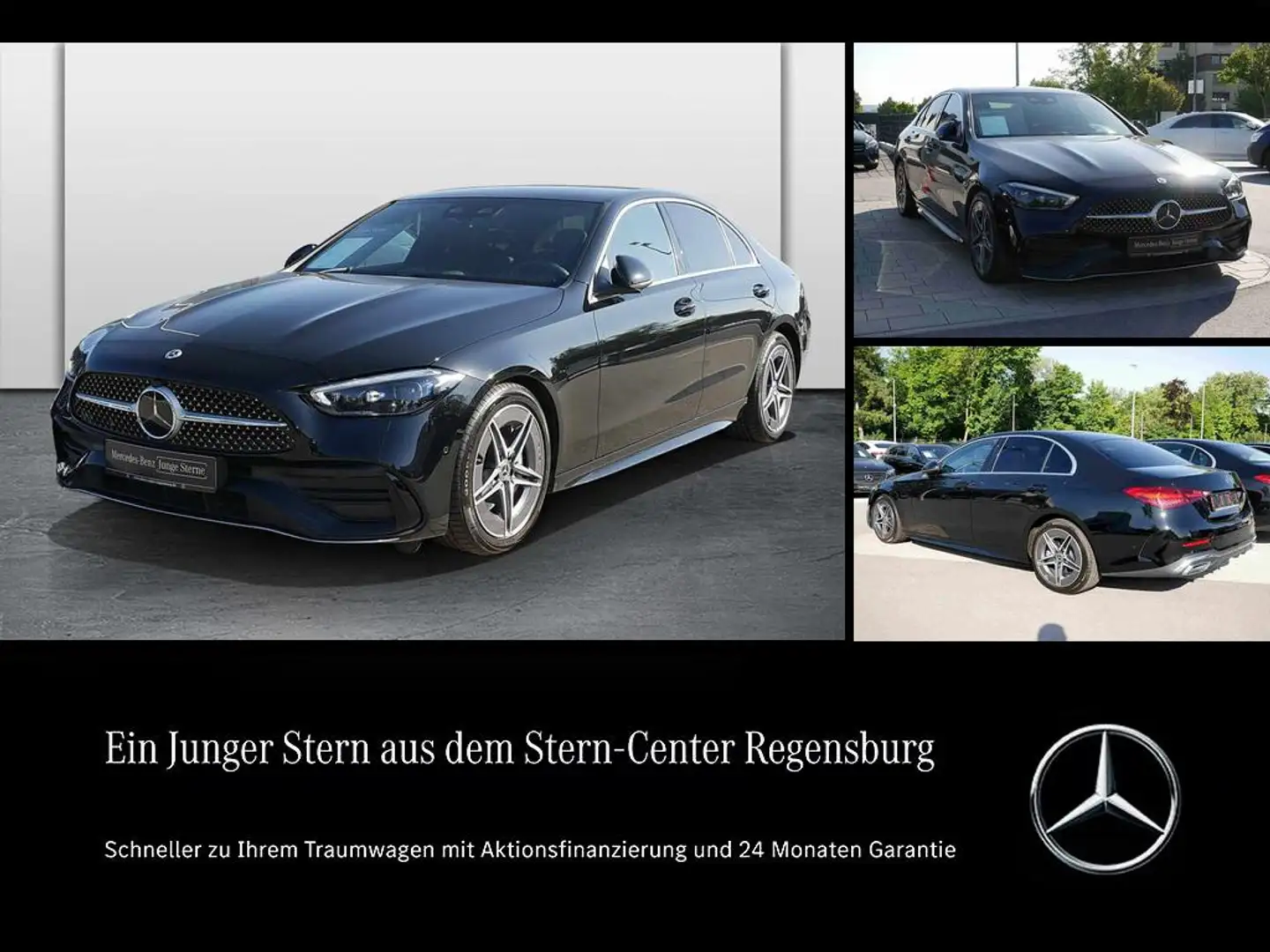 Mercedes-Benz C 300 d AMG LIMO+DISTRONIC+DIGITAL LIGHT+KAMERA+ Zwart - 1