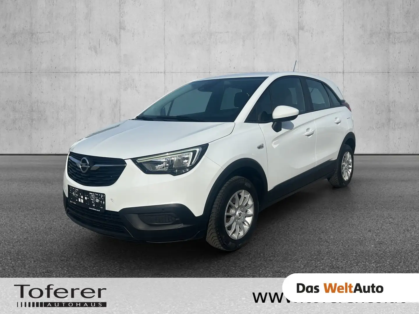 Opel Crossland X 1,2 Turbo ECOTEC Direct Injection Edition St./St Weiß - 1