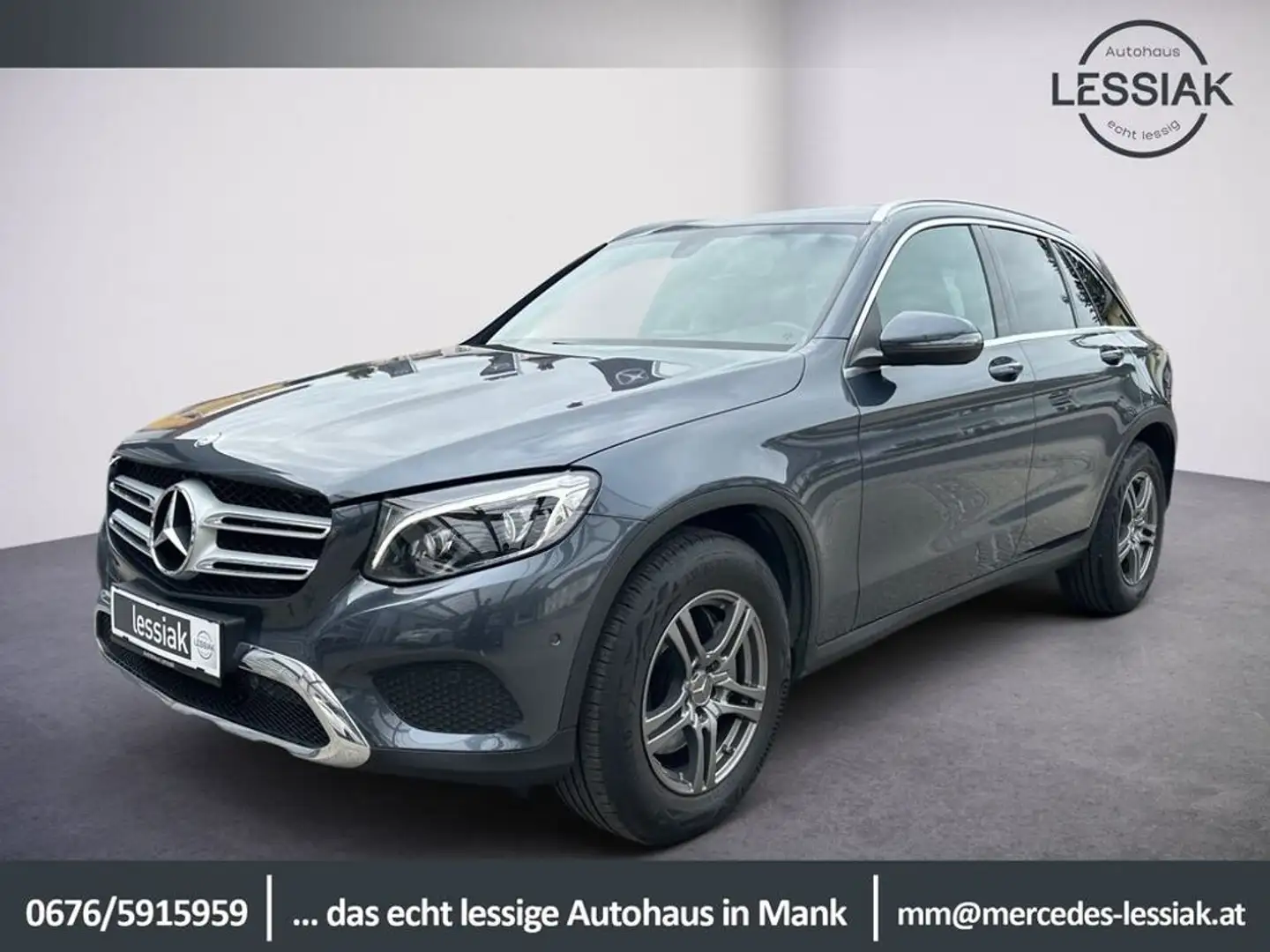 Mercedes-Benz GLC 220 d 4M | Parkpaket | Leder | Intell.Light Gris - 1