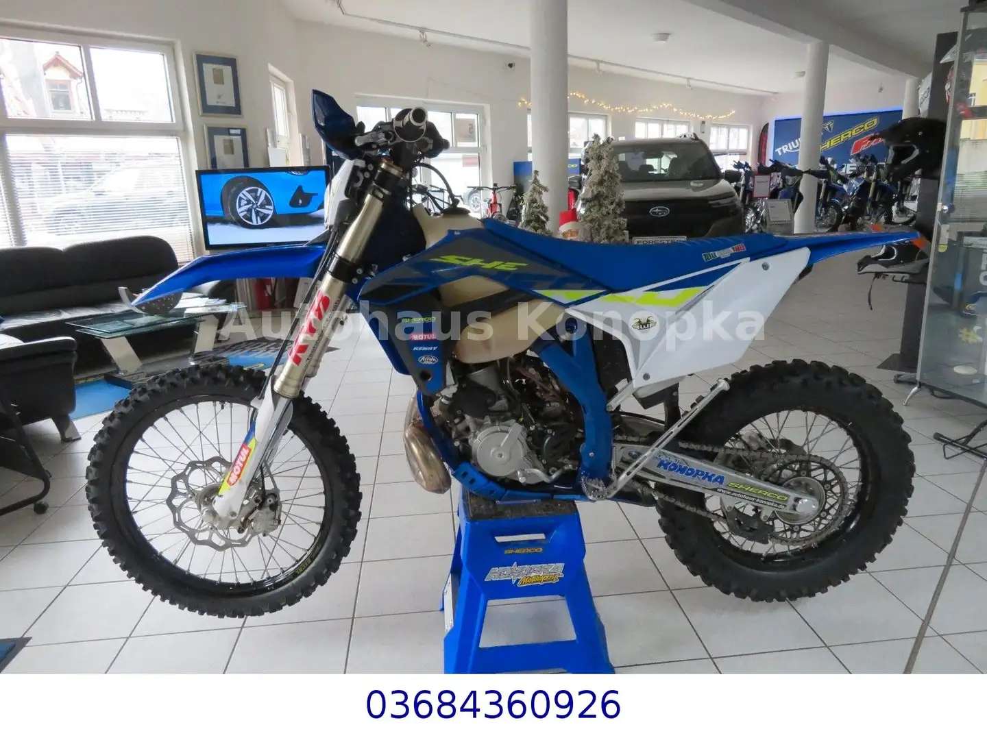 Sherco 300 SEF actory 2023 54BH Finanzierung möglich Blauw - 2